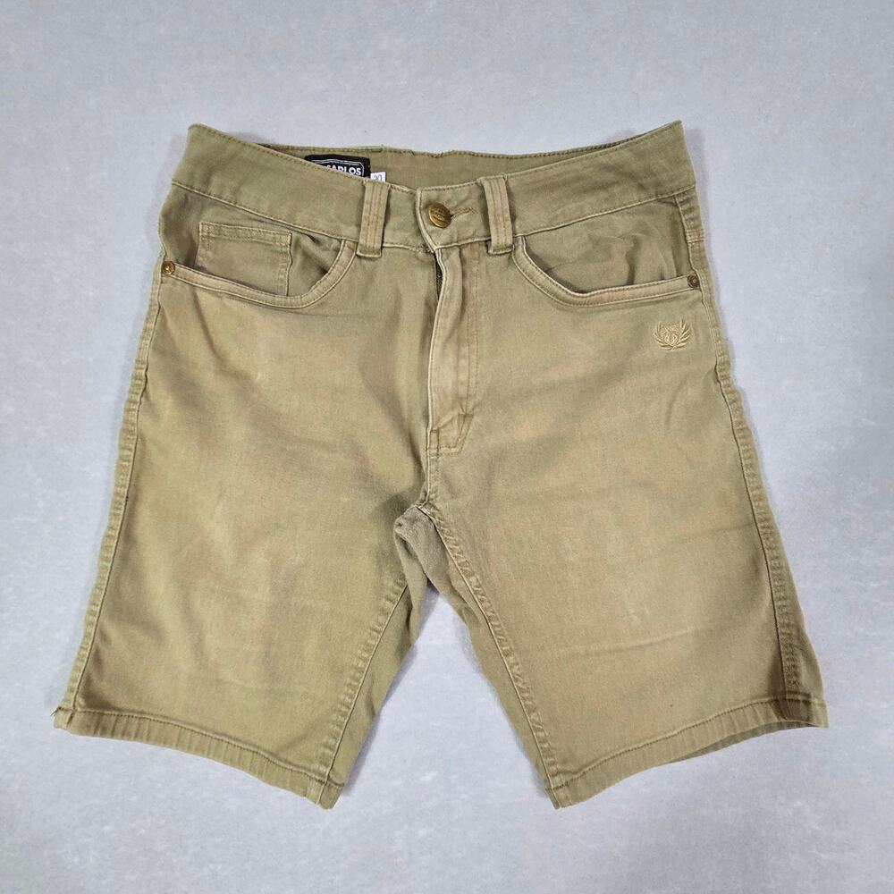 Carlos Ray Mens Khaki Tactical TD Shorts Outdoor Hiking w/Pockets Size 30x9‍
